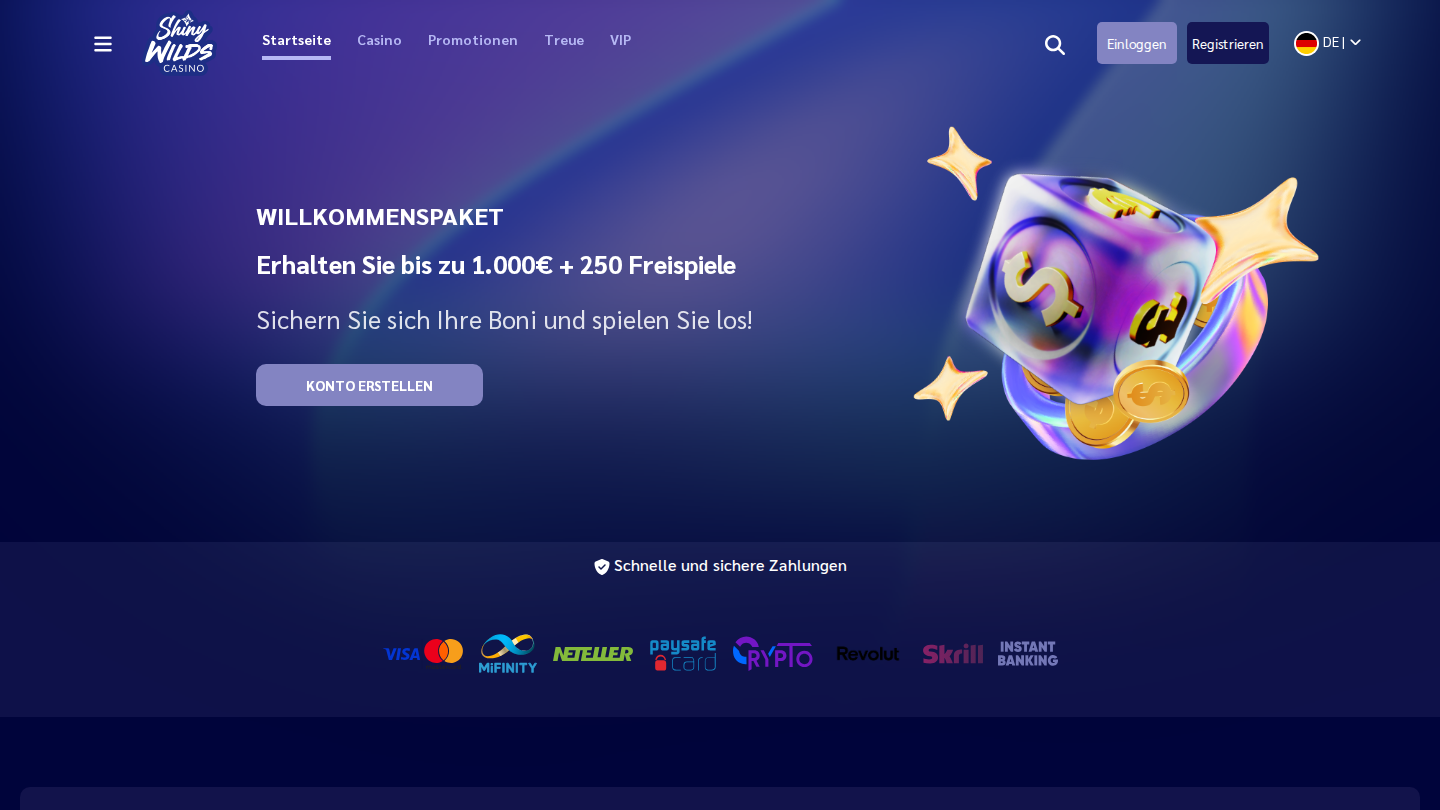 ShinyWilds Casino: Ein Überblick